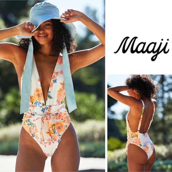 Maaji Other - MAAJI Free Spirit "McDreamy" Plunge One Piece  🍹  NEW!!!